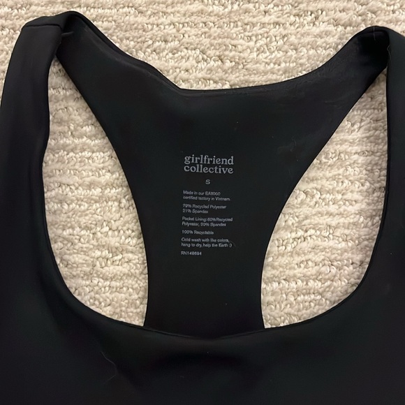 Girlfriend Collective Black Racerback Dress - Picture 2 of 4